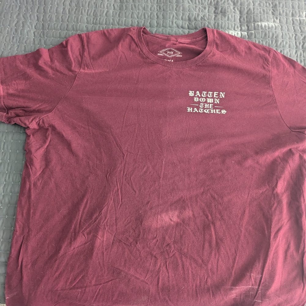 Relentless Betrayal Men's T Shirt. Batten Down The Hatches. XXX. Worn Once.